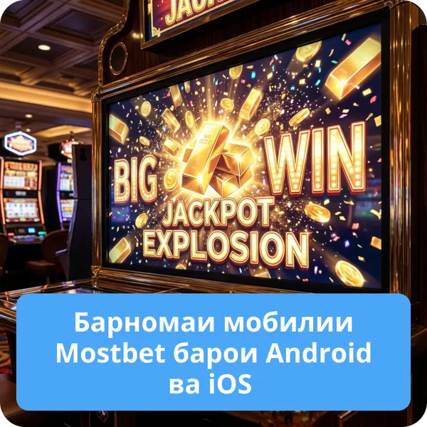 Барномаи мобилии Mostbet барои Android ва iOS